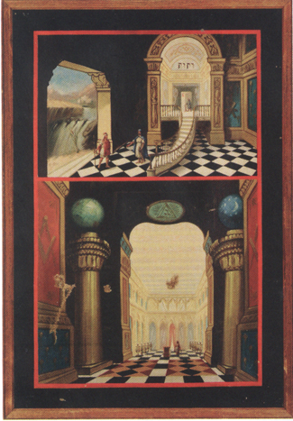 Theosophical Society - A Tracing Board for the Second Degree Theosophical Society - Fig. 2: A tracing board for the Second Degree