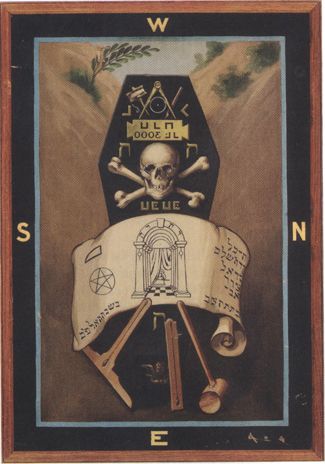 Theosophical Society - A Tracing Board for the Third Degree: Master Mason Theosophical Society - Fig 3. A tracing board for the Third Degree: Master Mason
