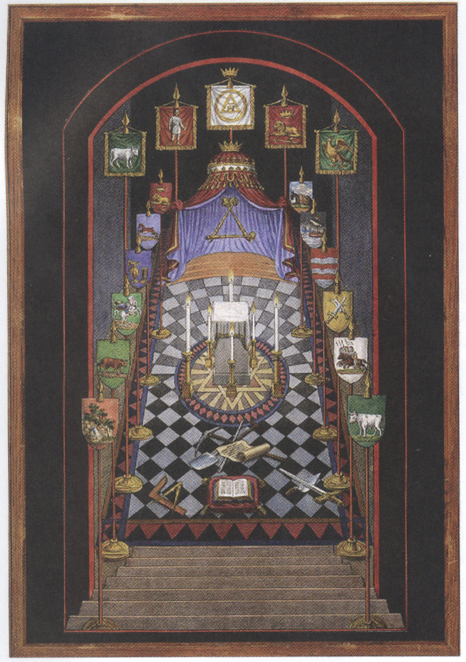 Theosophical Society - The Layout of the Lodge Theosophical Society - A Tracing Board Indicating the Layout of the Lodge